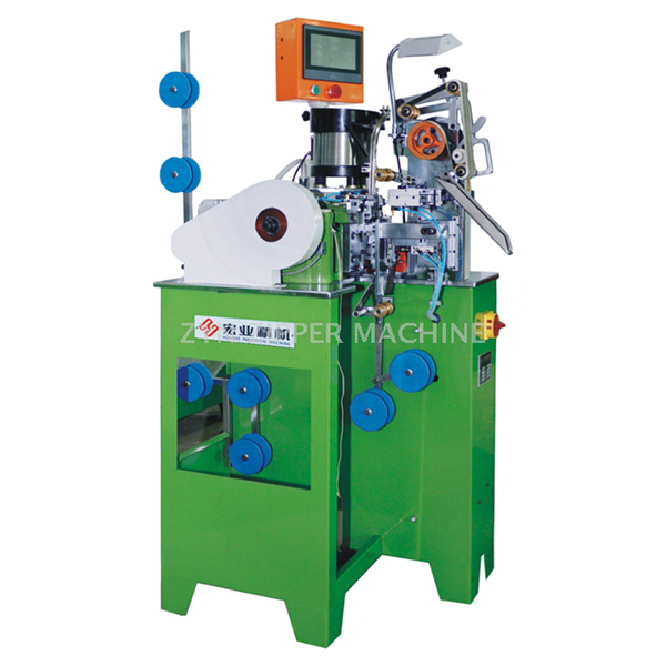 HY-107QJ-A 全自動金屬上止機（顆?？v向拉帶式）